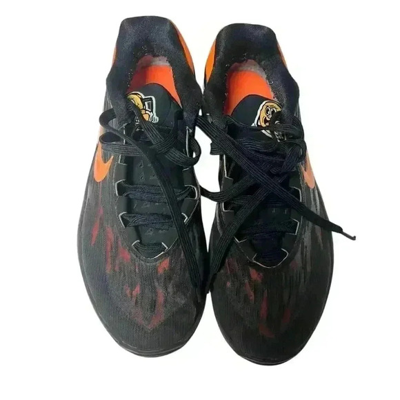 Nike Air Zoom GT Cut 2 Low Nike University Men's Basketball Orange Black 7 - Picture 5 of 13